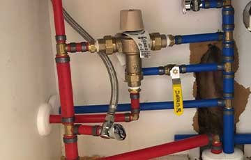 Water line repair in Denver, CO.